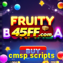 cmsp scripts